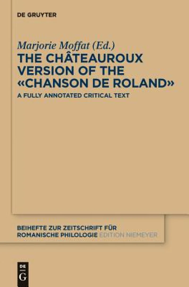 Châteauroux Version of the «Chanson de Roland»
