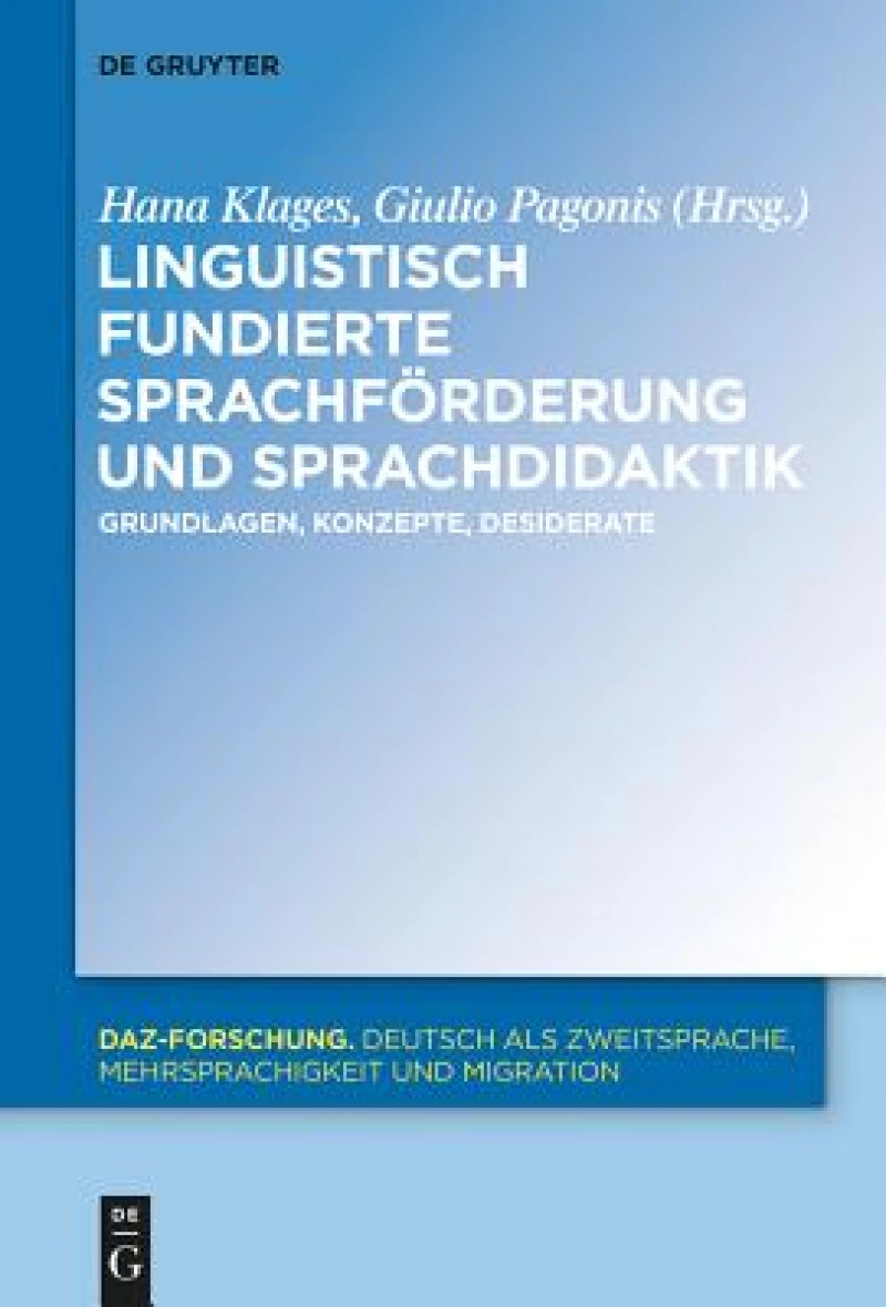 Linguistisch Fundierte Sprachforderung Und Sprachdidaktik