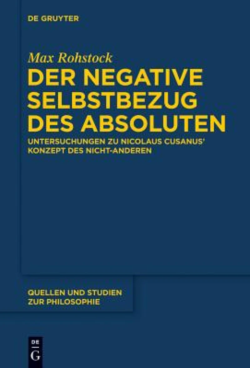 negative Selbstbezug des Absoluten