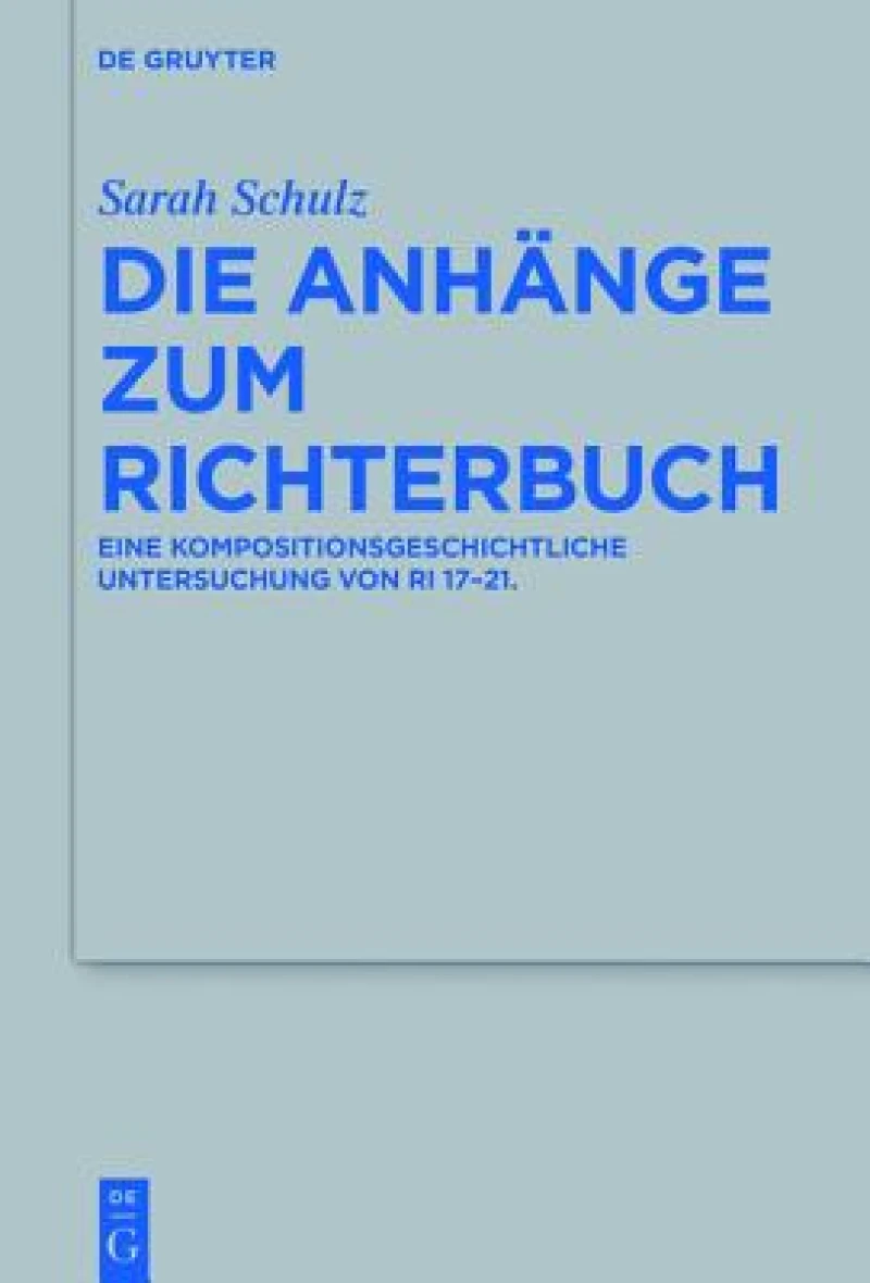 Anhänge zum Richterbuch