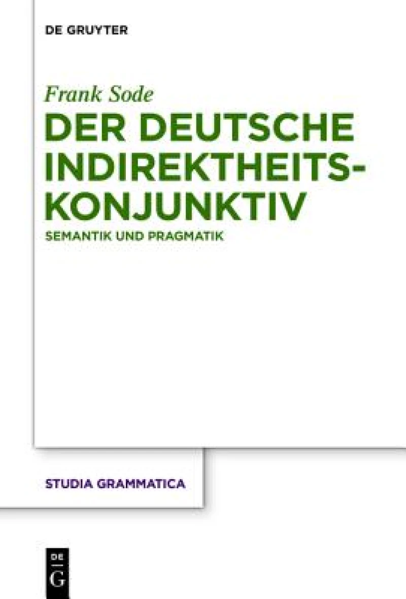 deutsche Indirektheitskonjunktiv