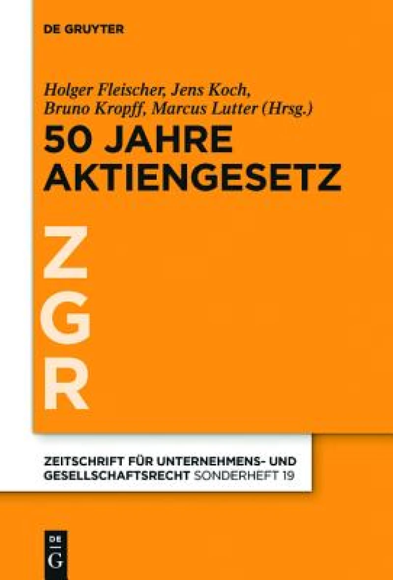 50 Jahre Aktiengesetz