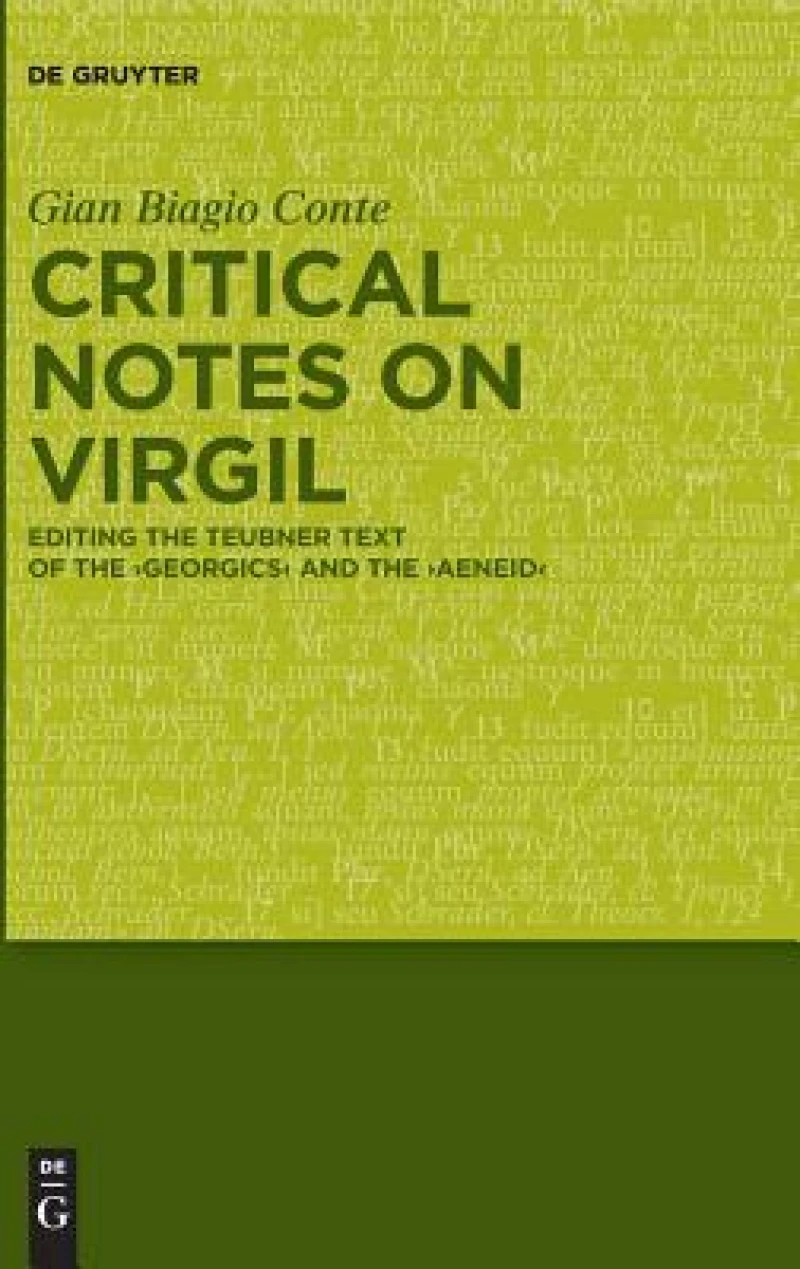 Critical Notes on Virgil