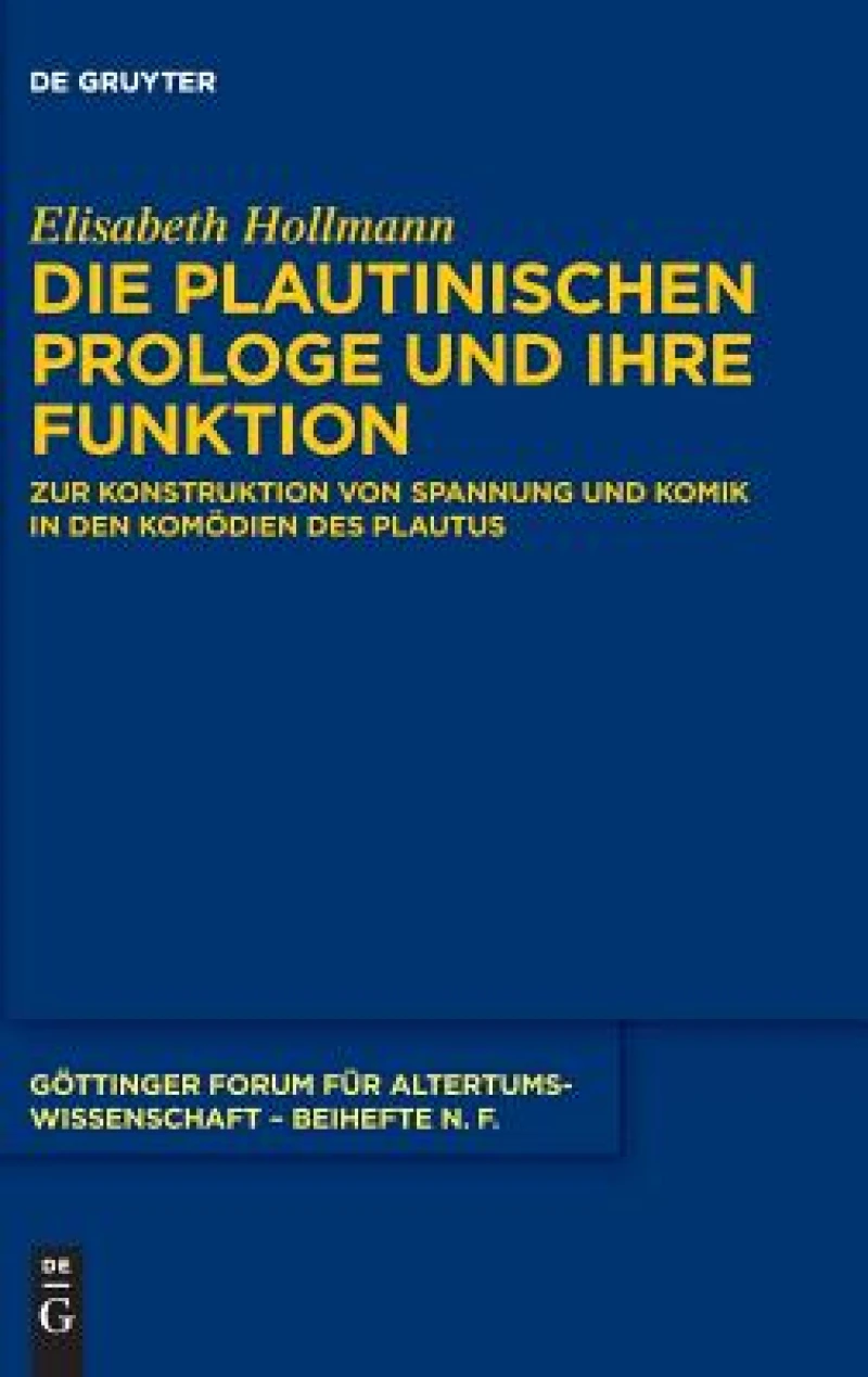plautinischen Prologe und ihre Funktion