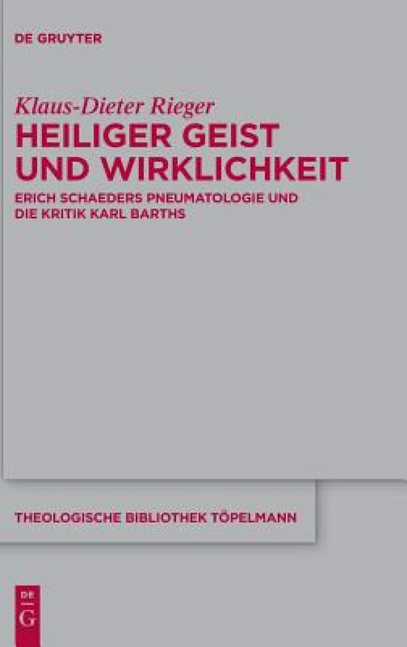 Heiliger Geist Und Wirklichkeit