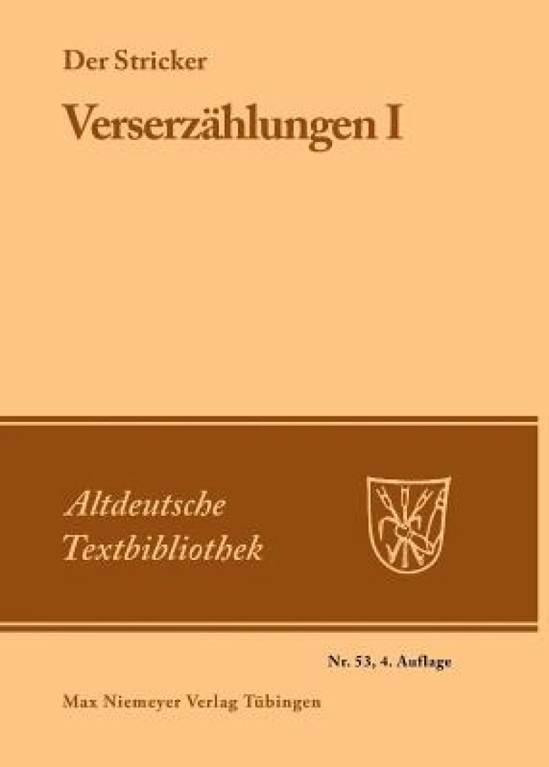 Verserzählungen I