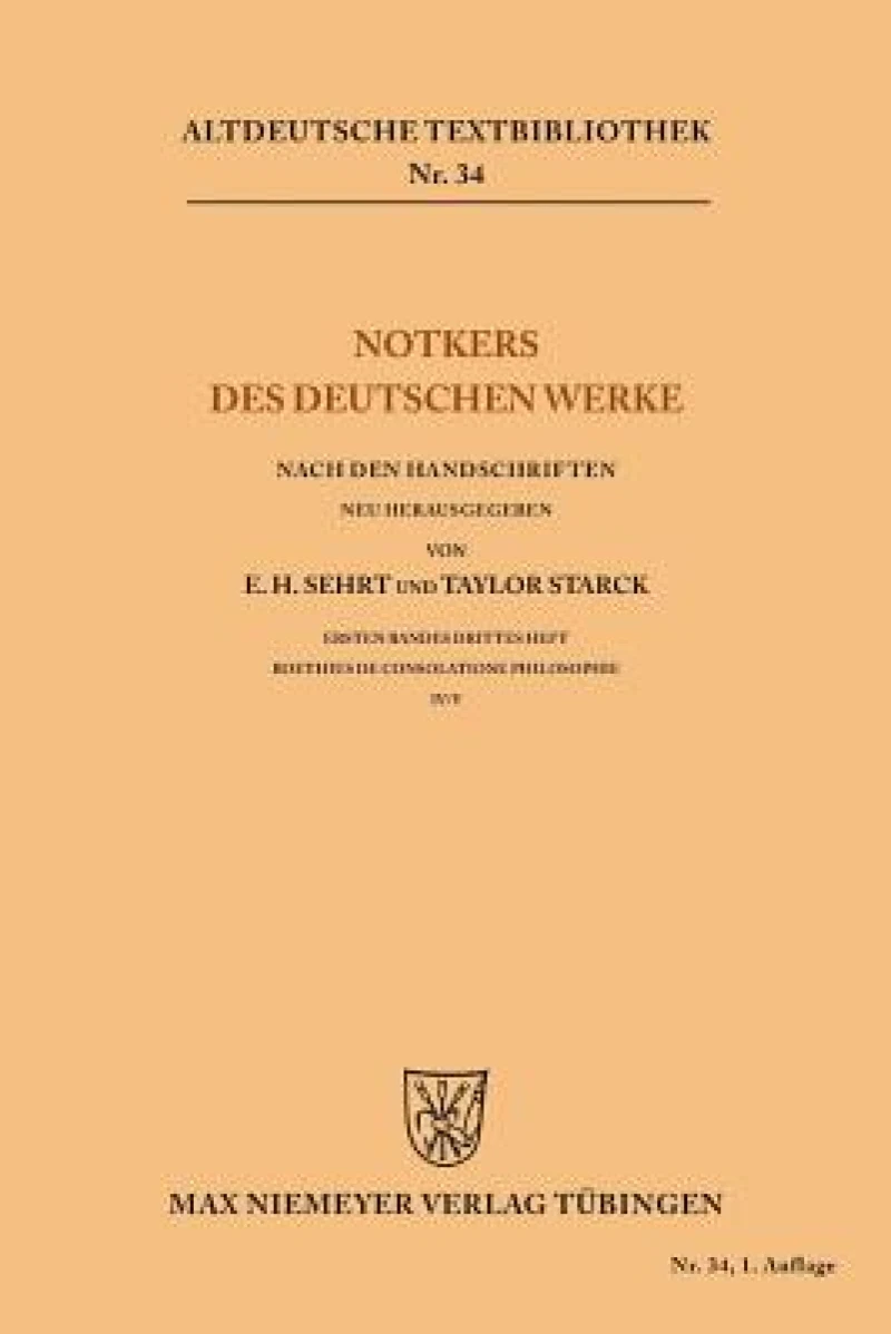 Notkers des Deutschen Werke