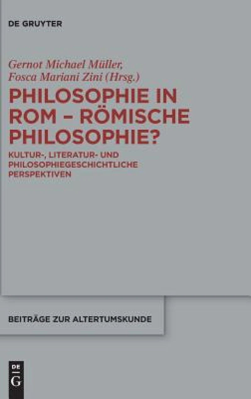 Philosophie in Rom - Römische Philosophie?