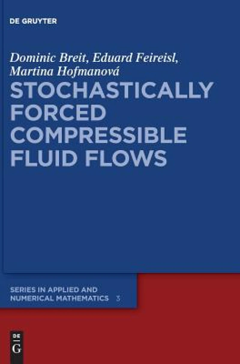 Stochastically Forced Compressible Fluid Flows
