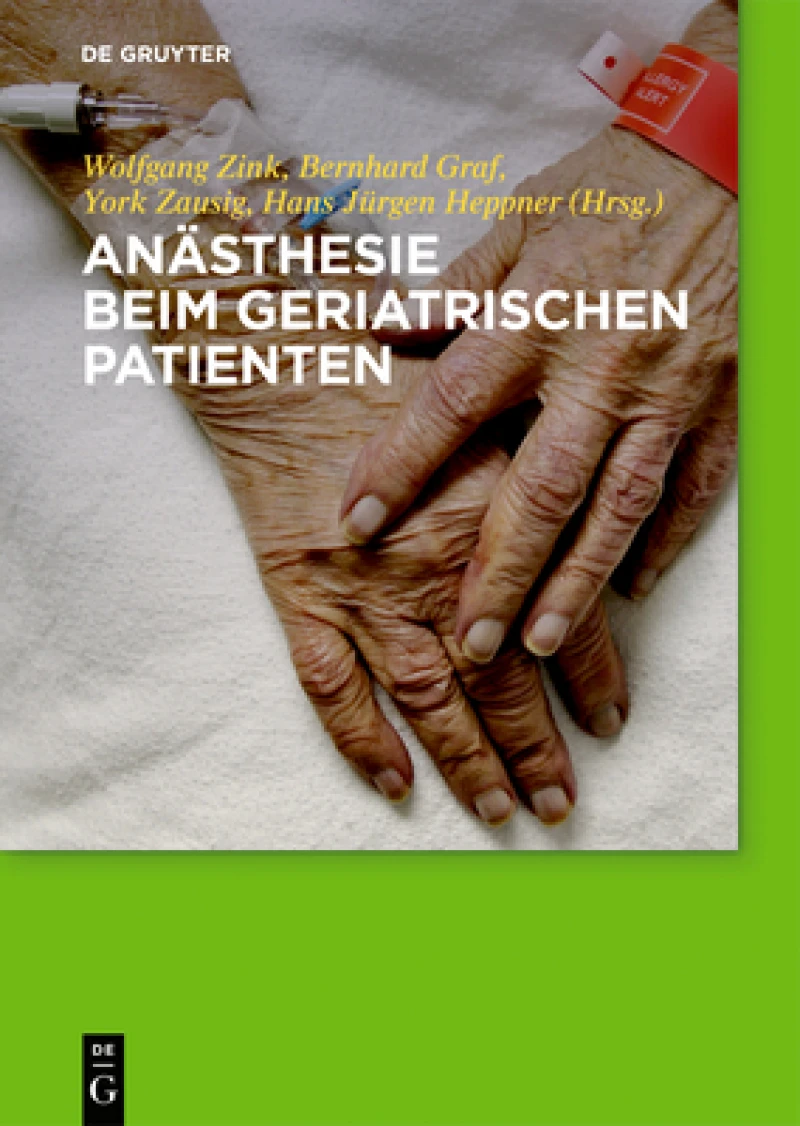 Anästhesie Beim Geriatrischen Patienten