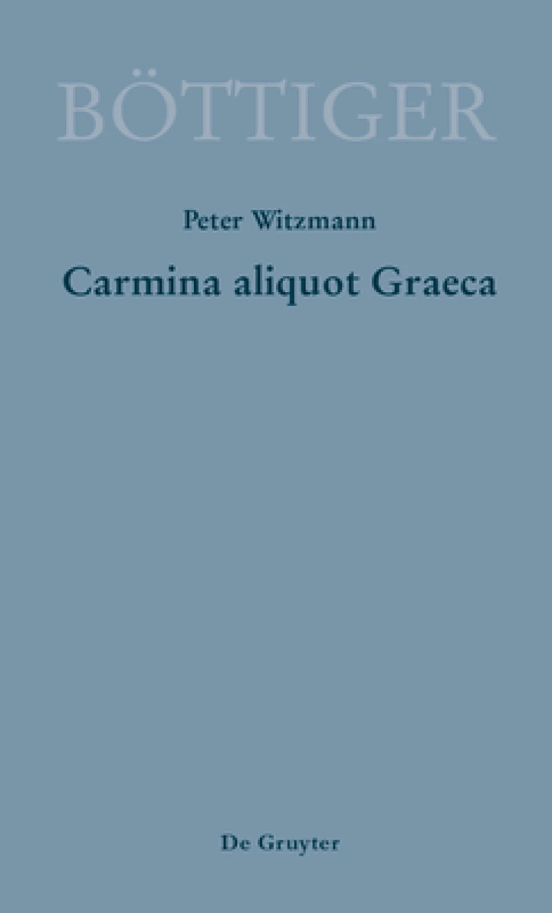 Carmina aliquot Graeca