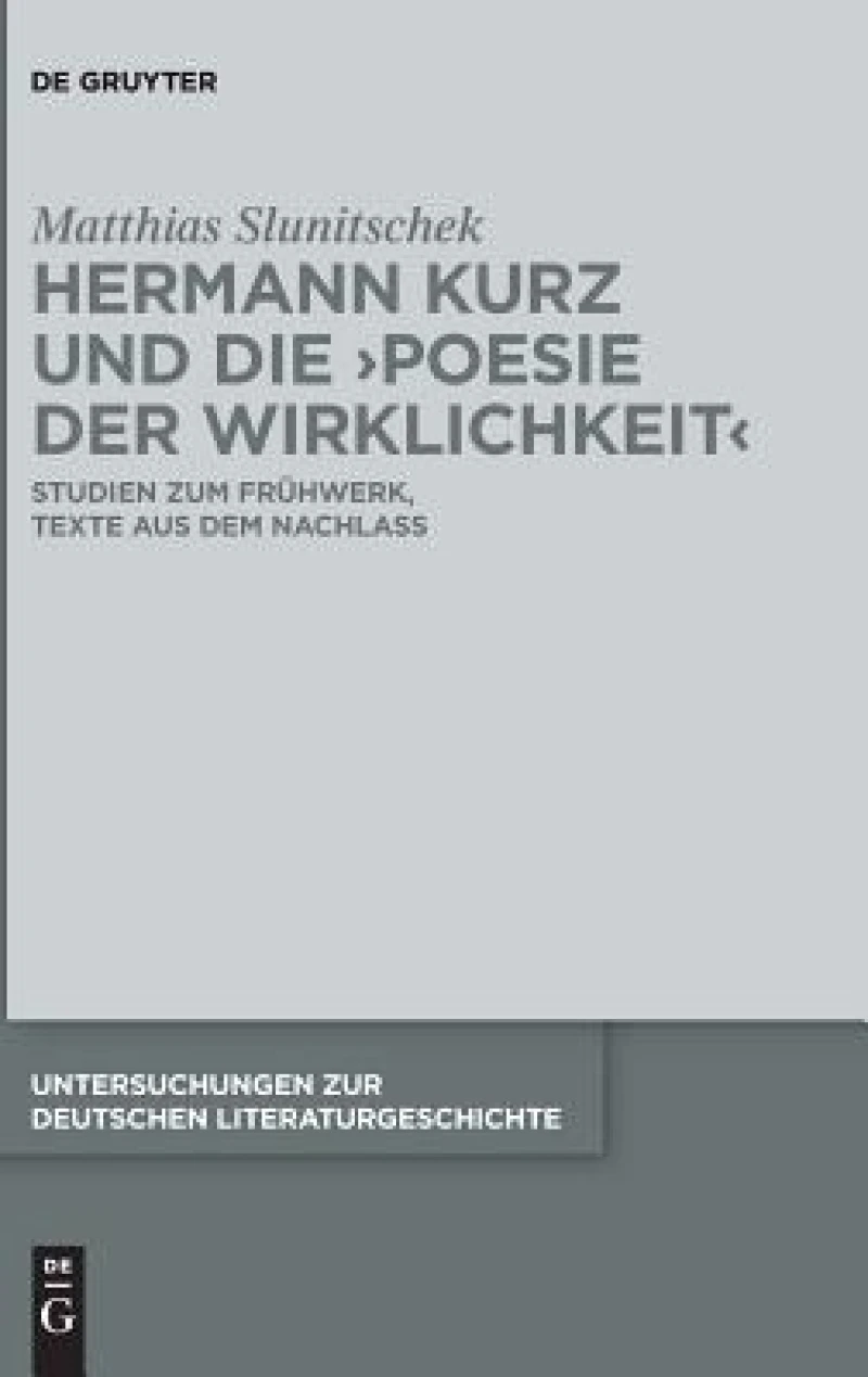 Hermann Kurz und die ''Poesie der Wirklichkeit''