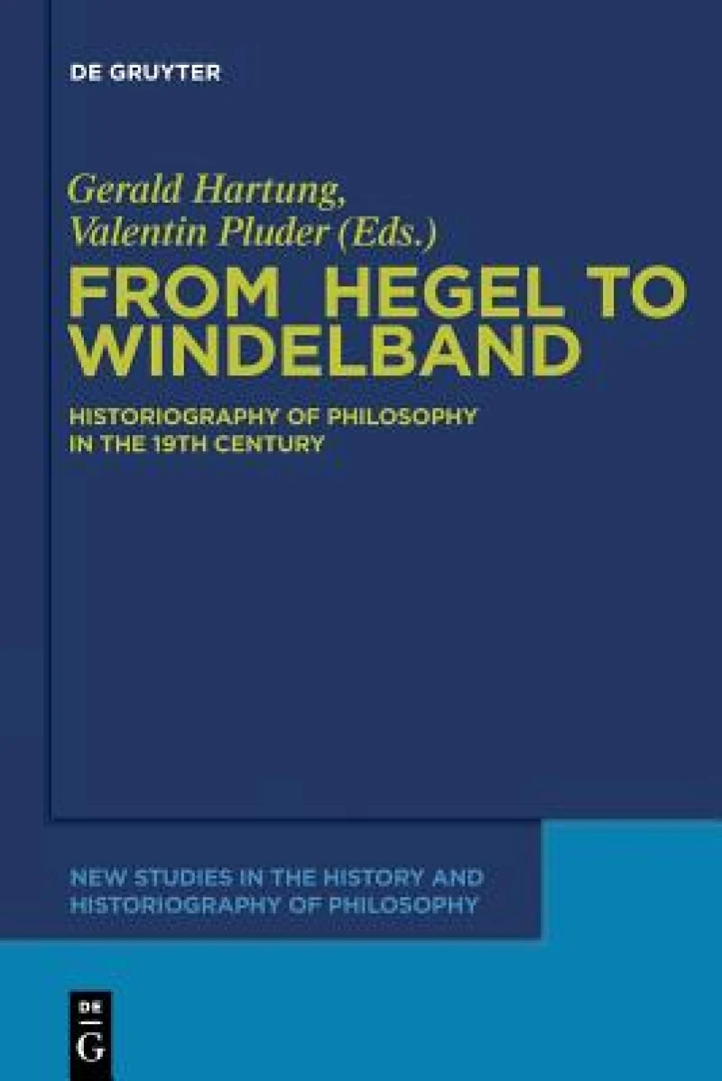 From Hegel to Windelband