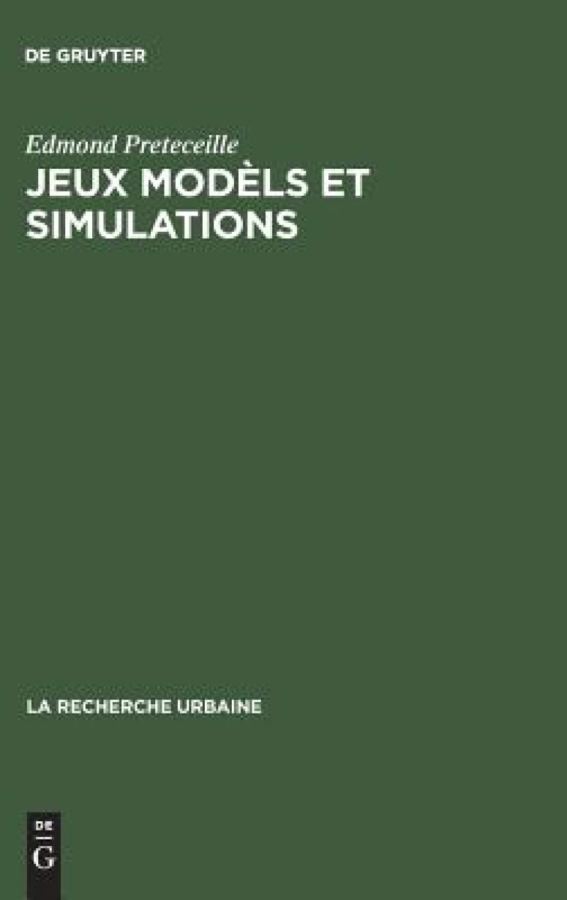 Jeux Modèls Et Simulations