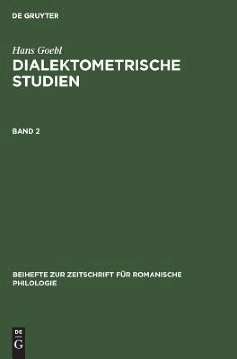Dialektometrische Studien. Band 2