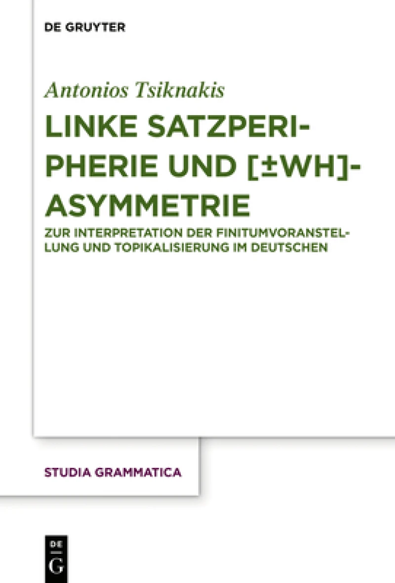 Linke Satzperipherie und [±wh]-Asymmetrie