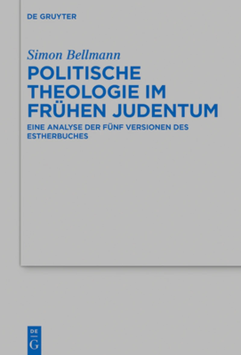 Politische Theologie Im Frühen Judentum