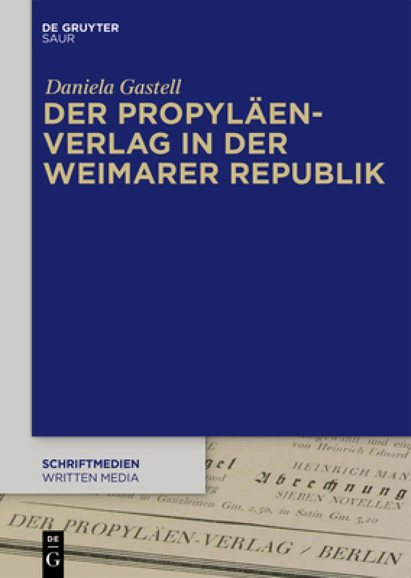 Propyläen-Verlag in der Weimarer Republik