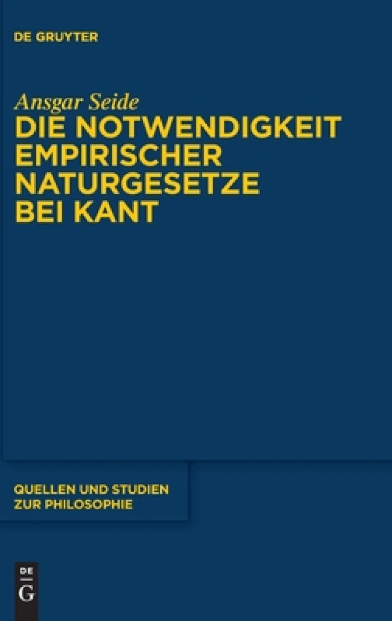 Die Notwendigkeit Empirischer Naturgesetze Bei Kant