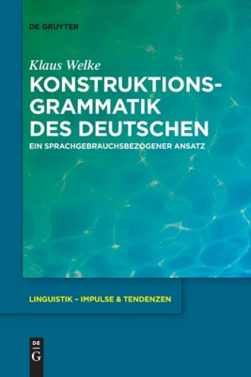 Konstruktionsgrammatik Des Deutschen