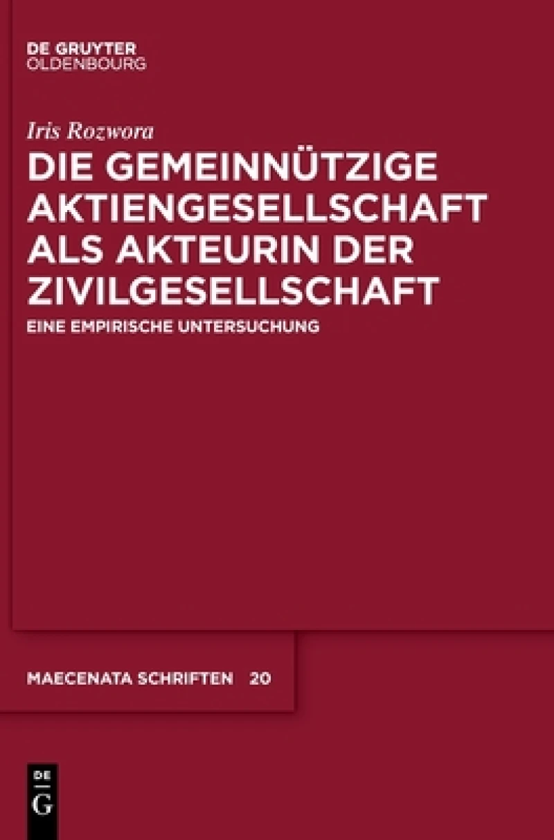 gemeinnützige Aktiengesellschaft als Akteurin der Zivilgesellschaft