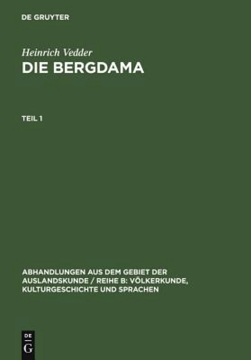 Bergdama. Teil 1