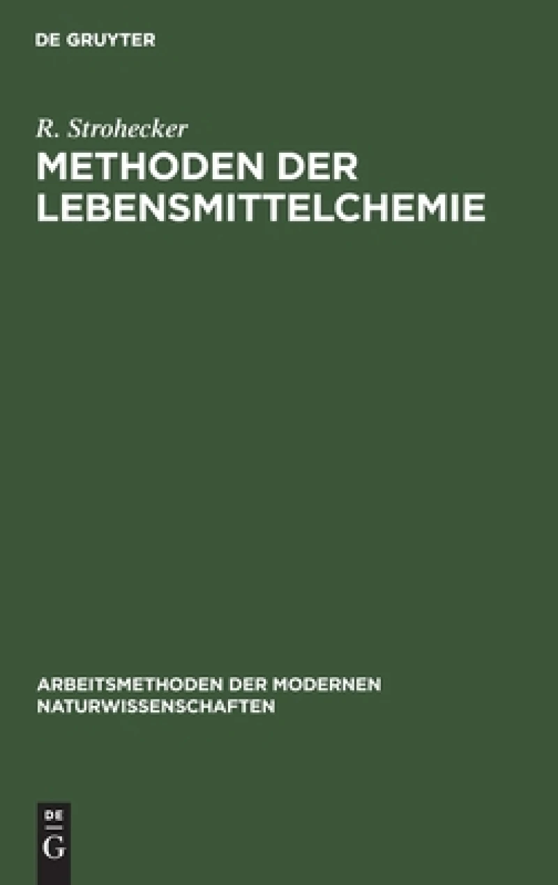 Methoden Der Lebensmittelchemie