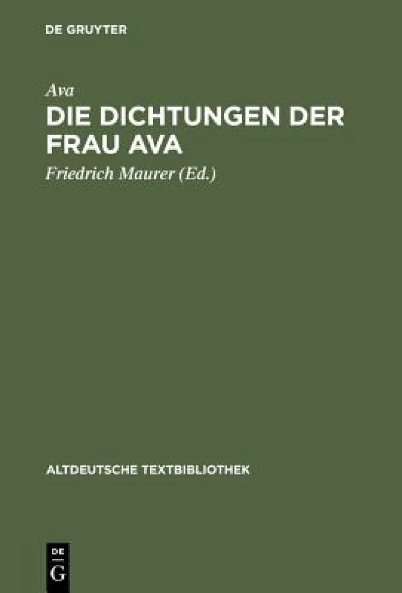 Dichtungen der Frau Ava