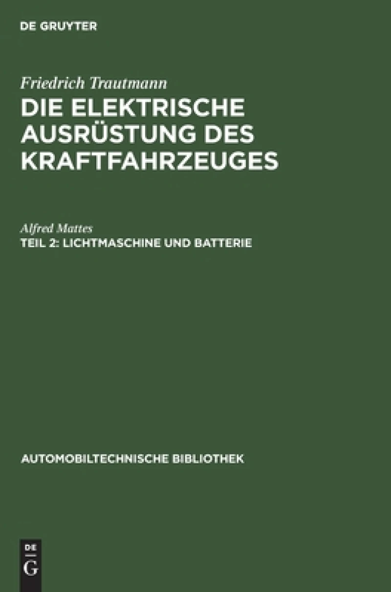 Lichtmaschine Und Batterie