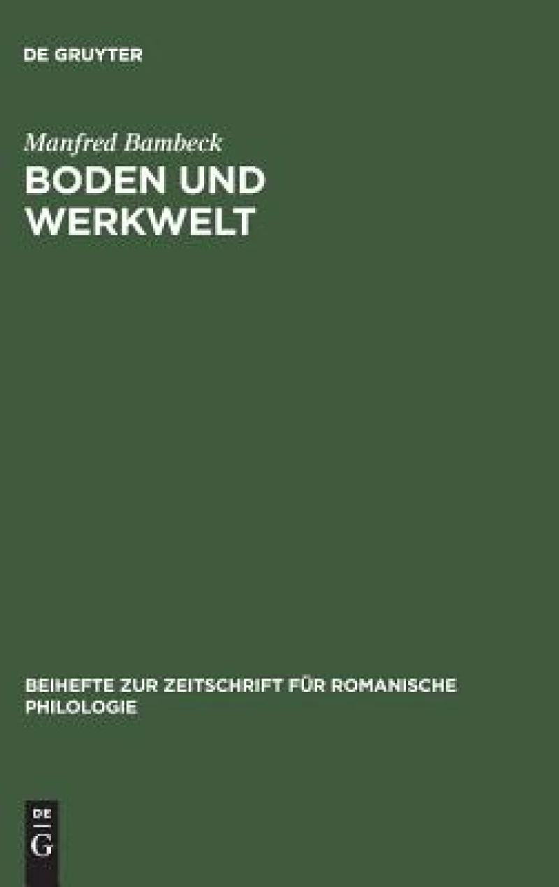 Boden Und Werkwelt