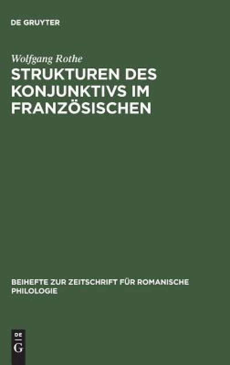 Strukturen Des Konjunktivs Im Französischen