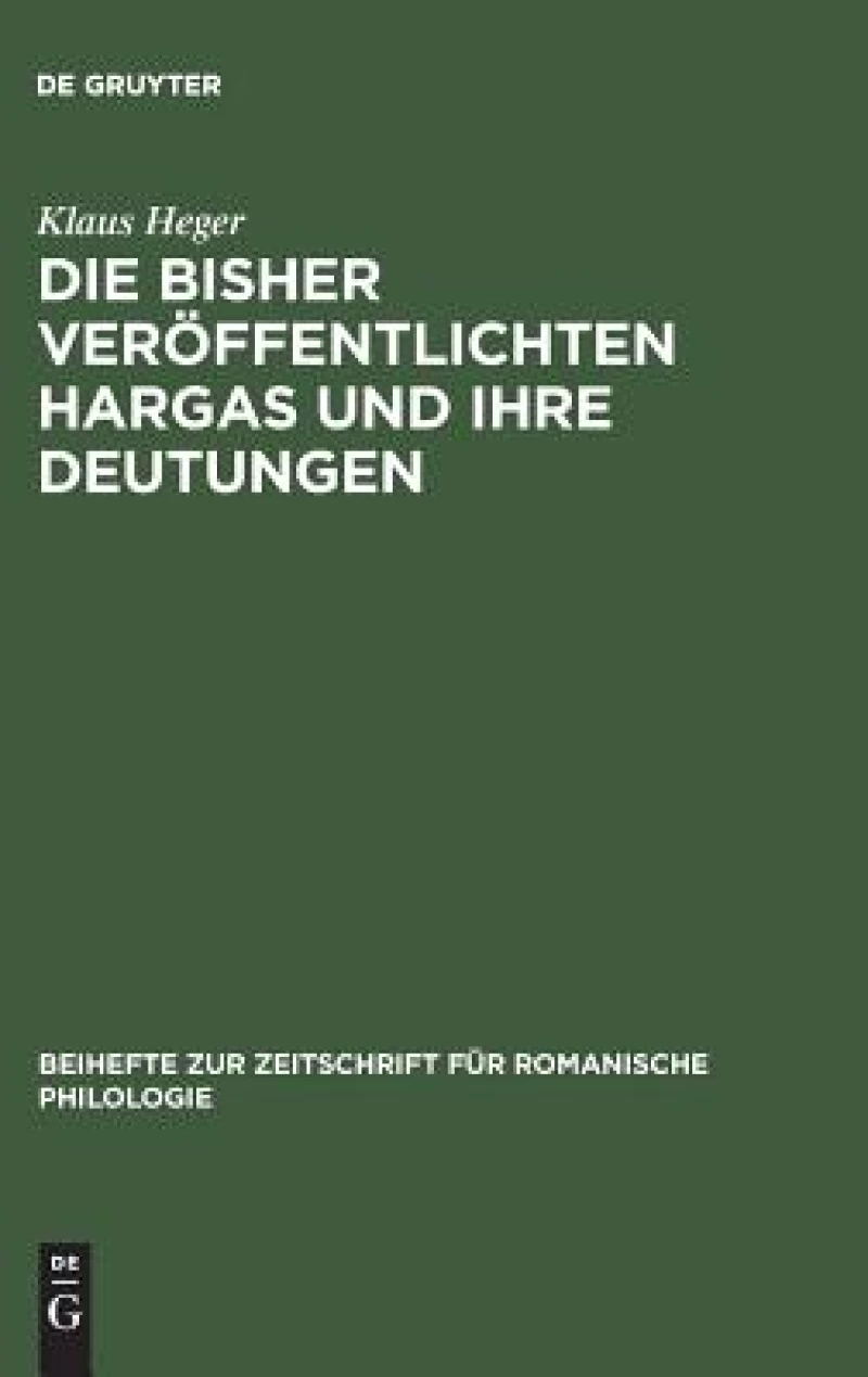 bisher veröffentlichten Hargas und ihre Deutungen