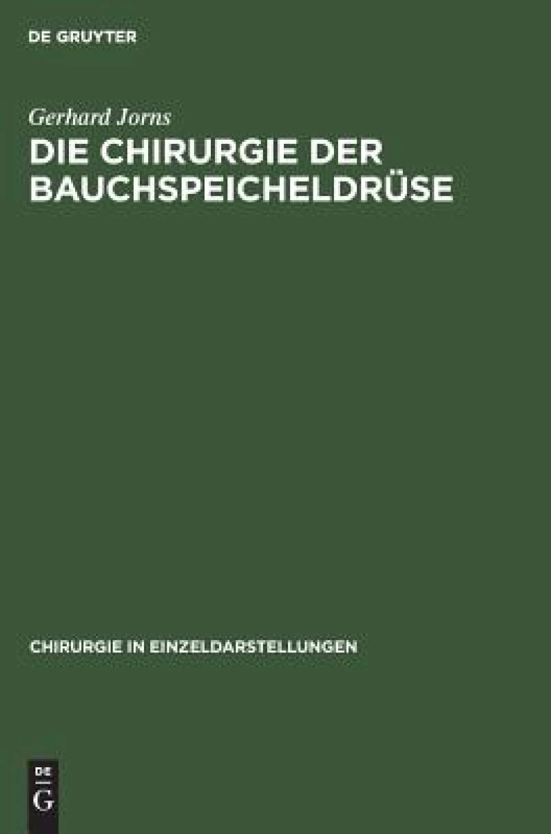 Chirurgie der Bauchspeicheldrüse