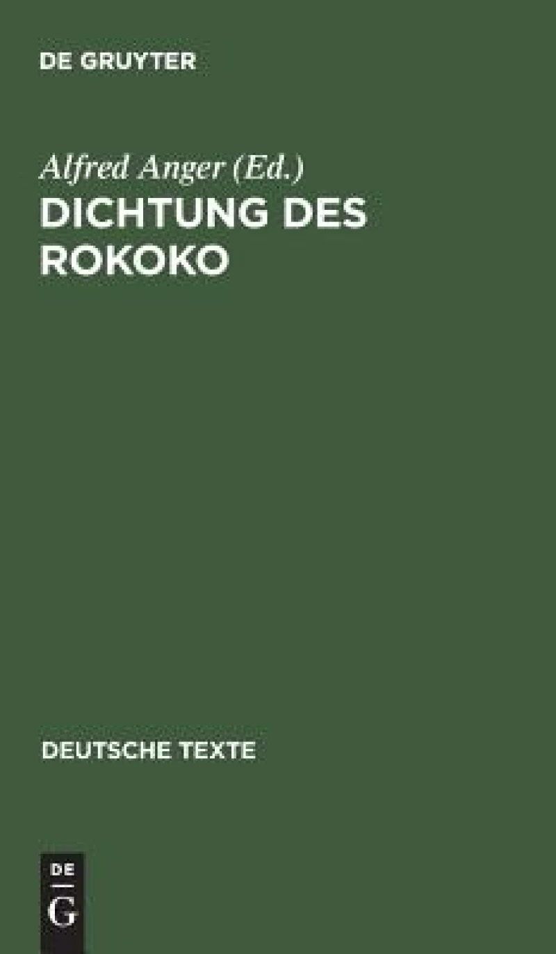 Dichtung Des Rokoko