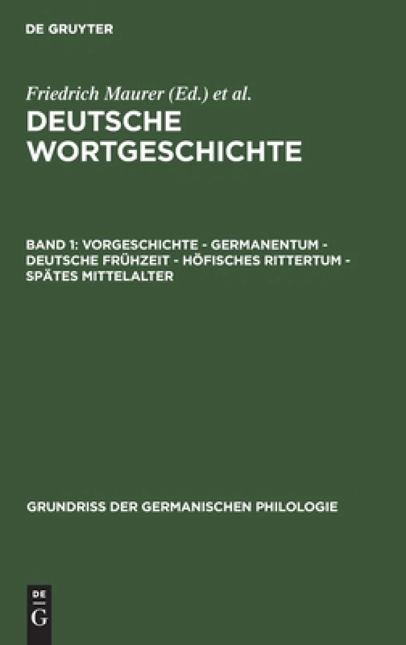 Vorgeschichte - Germanentum - Deutsche Frühzeit - Höfisches Rittertum - Spätes Mittelalter