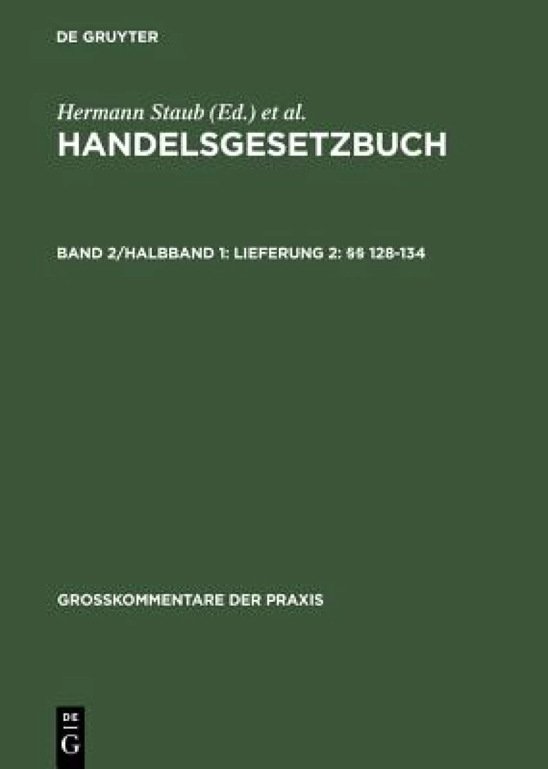 Lieferung 2: §§ 128–134