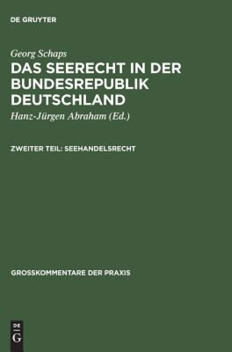 Seerecht in der Bundesrepublik Deutschland. Teil 2