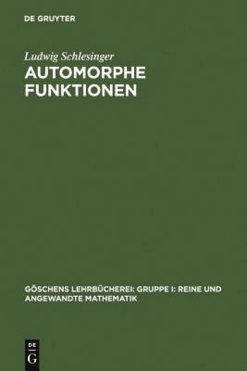 Automorphe Funktionen