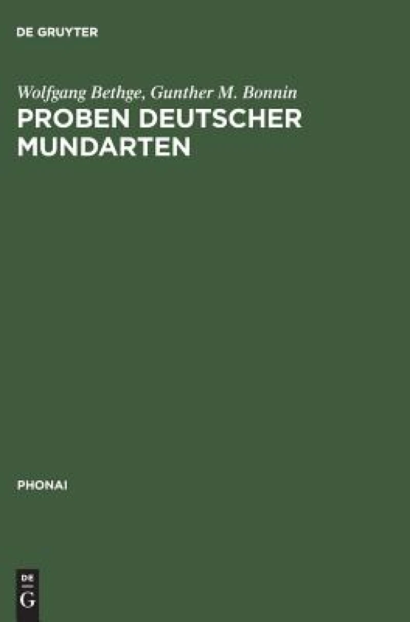 Proben Deutscher Mundarten