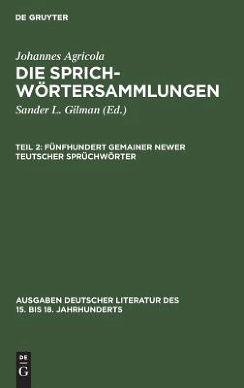 Fünfhundert Gemainer Newer Teutscher Sprüchwörter