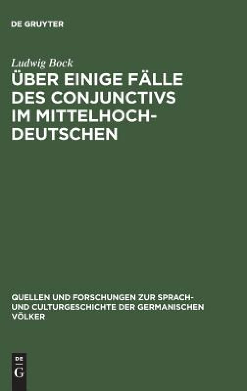 Über einige Fälle des Conjunctivs im Mittelhochdeutschen
