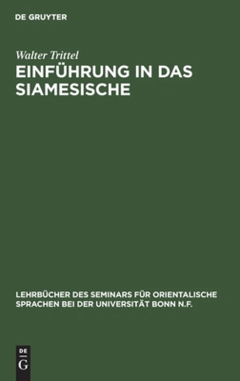 Einführung in Das Siamesische