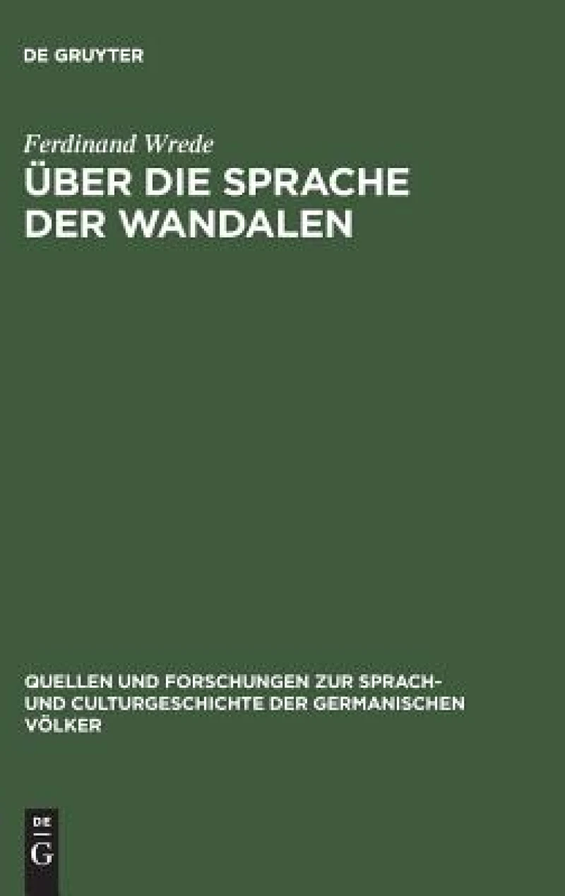 Über Die Sprache Der Wandalen