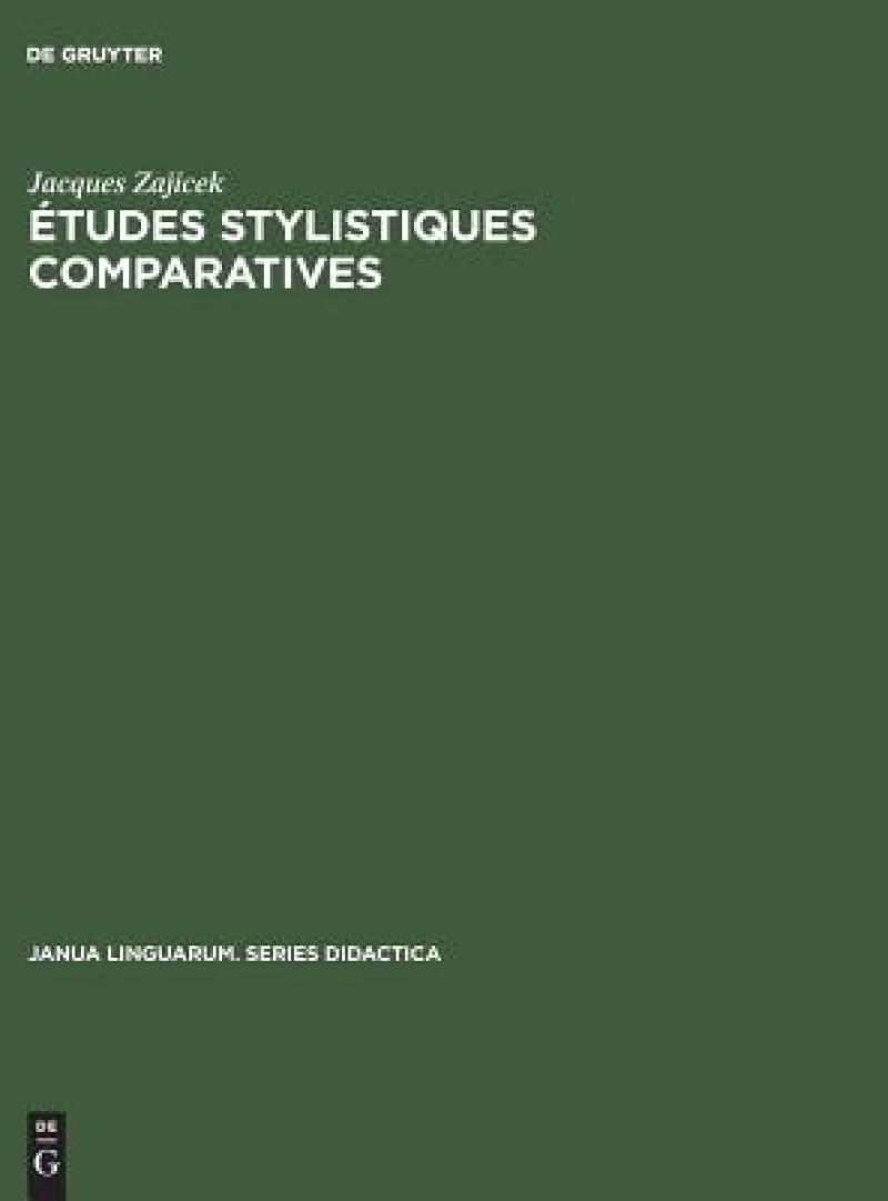 Études Stylistiques Comparatives