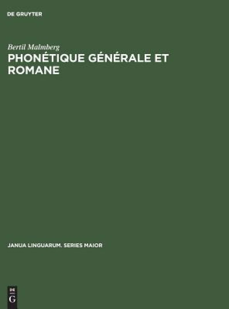 Phonétique Générale Et Romane