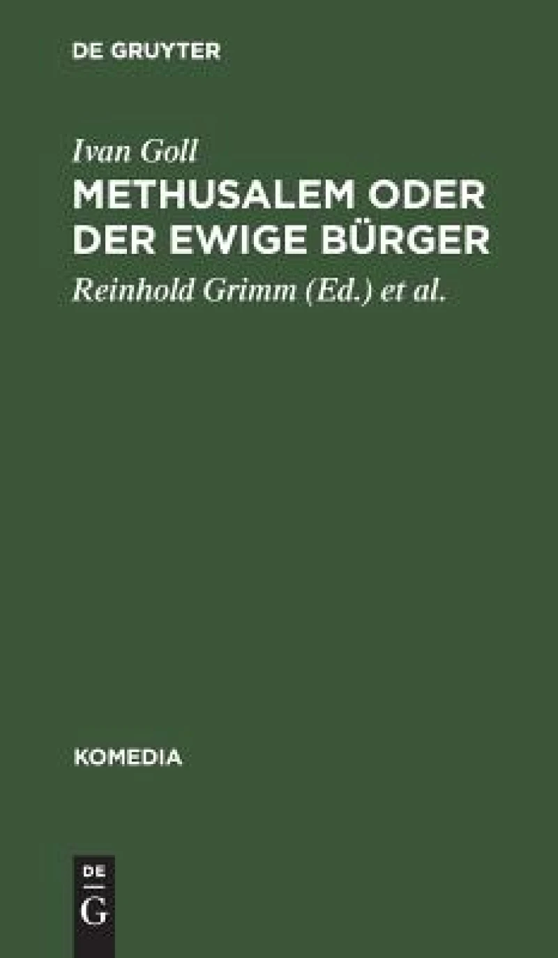 Methusalem Oder Der Ewige Bürger