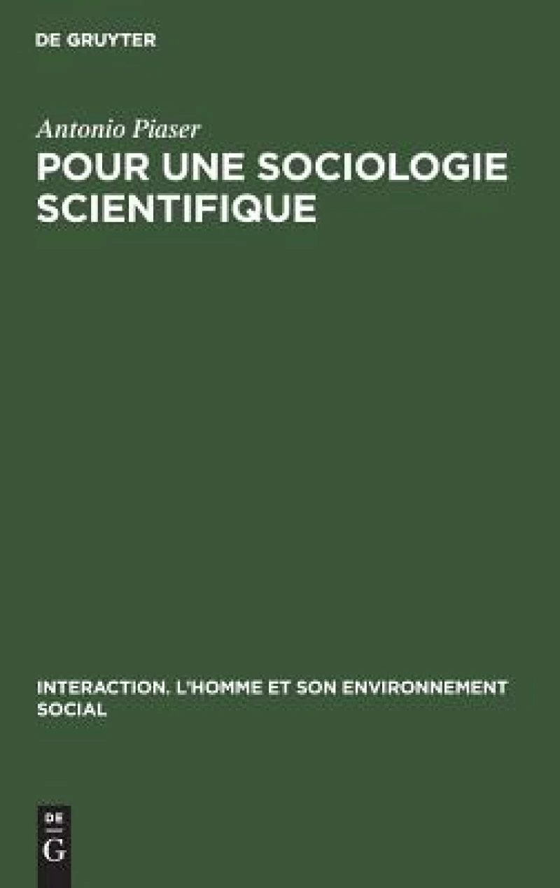 Pour Une Sociologie Scientifique