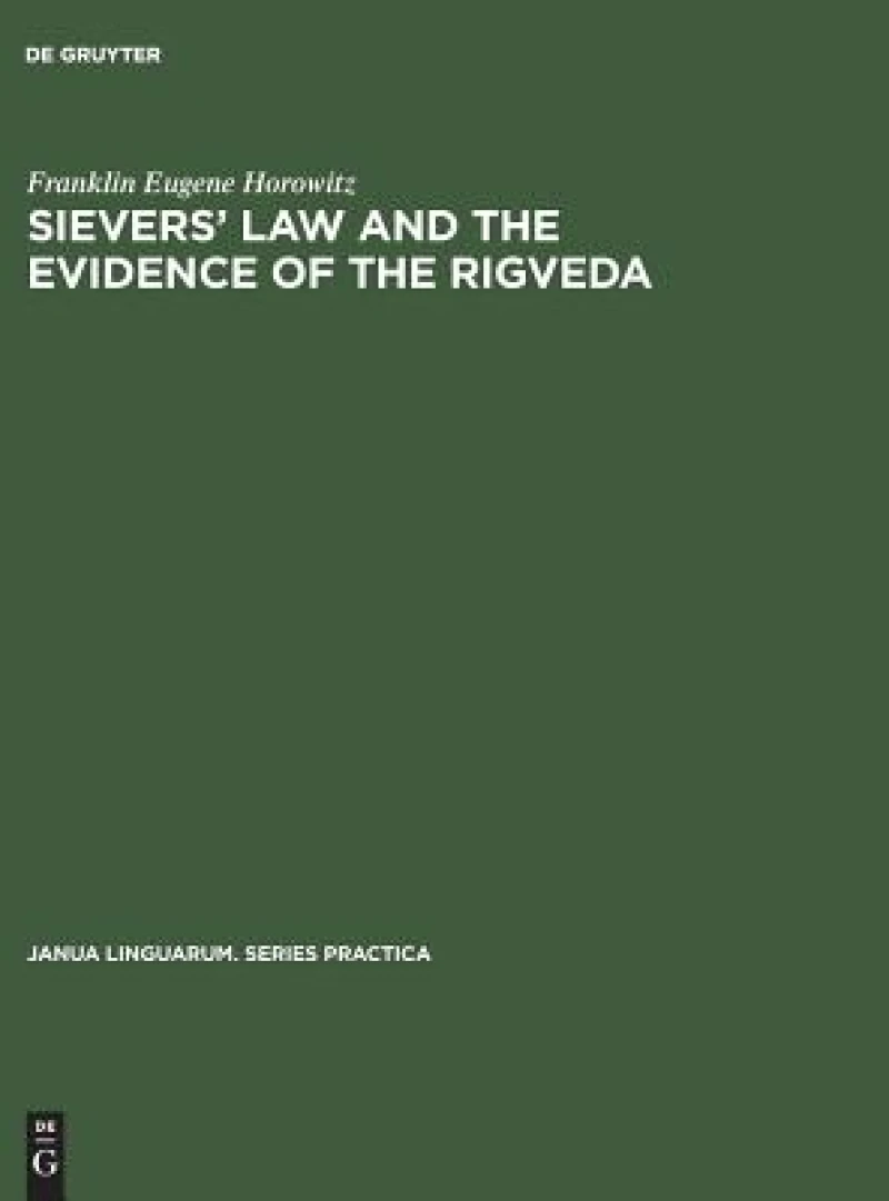 Sievers'' Law and the Evidence of the Rigveda
