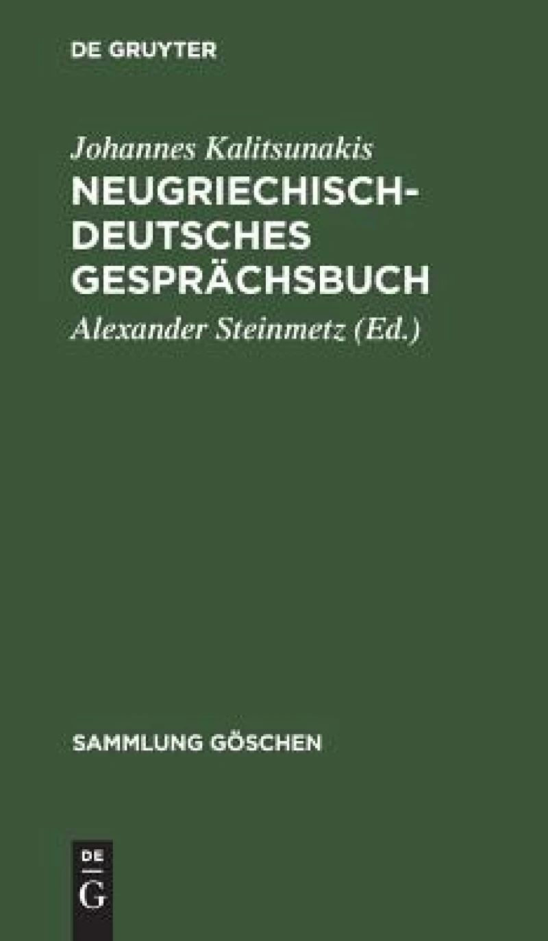 Neugriechisch-deutsches Gesprächsbuch