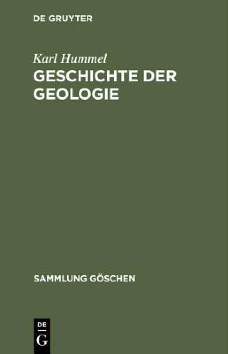 Geschichte Der Geologie